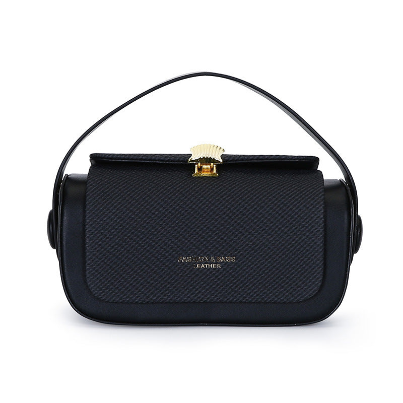 Women's Small Square Crossbody Bag - PU Leather Shoulder Bag with Phone Pocket