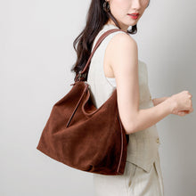 Load image into Gallery viewer, Women's Genuine Leather Underarm Tote Bag – Retro Dumpling Style Shoulder Bag | Sarah Express