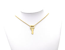 Load image into Gallery viewer, Gold Key Pendant, LD195
