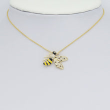Load image into Gallery viewer, Yellow Bumble Bee Charm Pendant, Sku#LX744