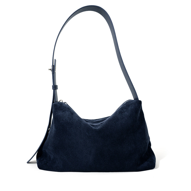 Women's Genuine Leather Tote Bag | High-Gloss Matte Cowhide Shoulder Bag