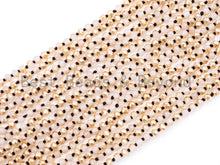 Load image into Gallery viewer, 60 EXTRA Long Hand Knotted  Neutral Color Crystal Necklace, Double Wrap Necklace, Gold Beige Color 2x4mm Rondelle Crystal Beads, SKU#D20