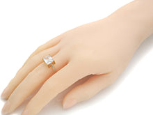 Load image into Gallery viewer, 18K Gold Filled Cubic Zirconia Solitaire Ring, Sku#X180C