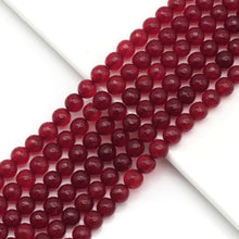 Load image into Gallery viewer, Ruby Agate Round Faceted Beads, Sku#U1718