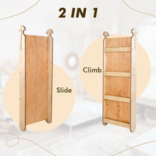 Load image into Gallery viewer, 5in1 Montessori Climbing Set: Triangle Ladder + Climbing Arch + Slide Board + Climbing Net + Art Addition