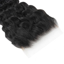 Load image into Gallery viewer, Deep Wave 5x5 Transparent Lace Human Hair Closure