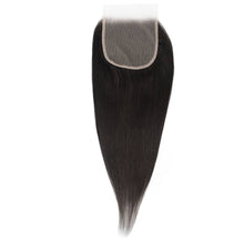 Load image into Gallery viewer, Straight 5x5 Transparent Lace Human Hair Closure