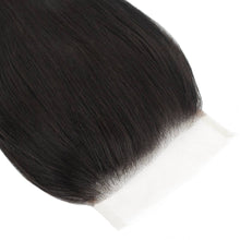 Load image into Gallery viewer, Straight 5x5 Transparent Lace Human Hair Closure