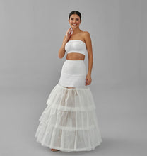 Load image into Gallery viewer, Mermaid Wedding Dress Underskirt, White Petticoat Skirt