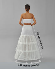 Load image into Gallery viewer, Mermaid Wedding Dress Underskirt, White Petticoat Skirt