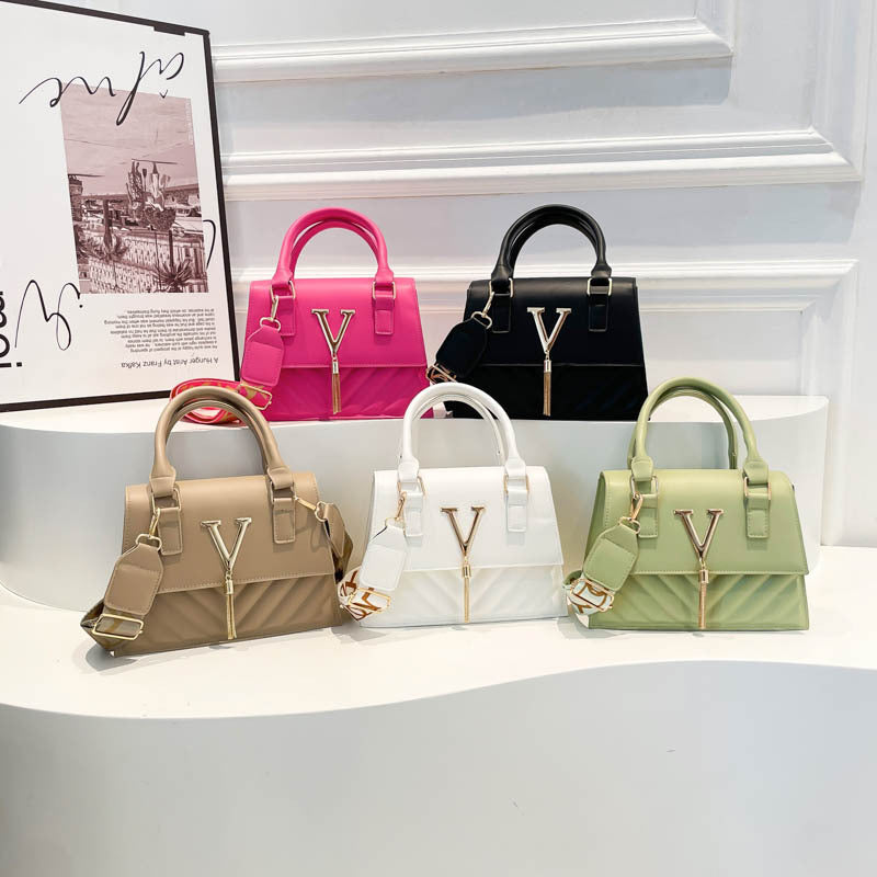 Women's Tassel Crossbody Bag - Structured PU Leather Shoulder Bag with Phone Pocket