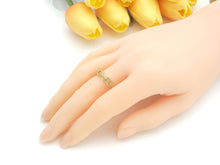 Load image into Gallery viewer, CZ Micro Pave Chain Link Ring, LD52