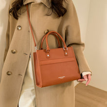 Load image into Gallery viewer, Women's PU Leather Crossbody Bag - Minimalist Urban Shoulder Bag with Adjustable Strap