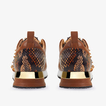 Load image into Gallery viewer, The Infanta Tan  Spike Leather Women Sneaker Limited Edition