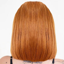 Load image into Gallery viewer, Cinnamon 13x4 Transparent Lace Front 100% Human Hair Bob Wig
