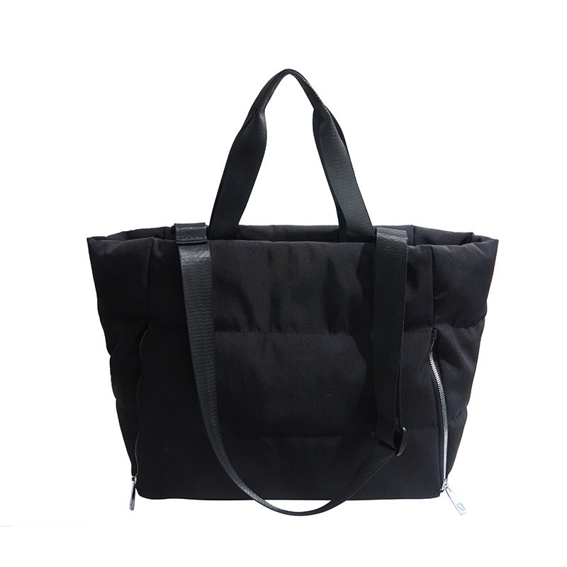 Women's High-Capacity Nylon Crossbody Shoulder Bag – Lightweight Commuter Bag