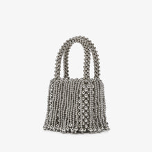 Load image into Gallery viewer, New Dual-color Amber Acrylic Cat-eye Bead Pure Hand-braided Bag