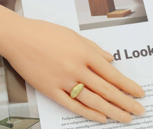 Load image into Gallery viewer, Gold Straight lines Adjustable Ring, Sku#LD269