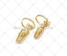 Load image into Gallery viewer, CZ Heart/Flower Adjustable Nail Ring, Sku#X274