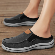 Load image into Gallery viewer, Men's Plus-Size Casual Canvas Slip-On Mules - Breathable Lightweight Outdoor Shoes