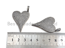 Load image into Gallery viewer, Antique Silver Tone Heart Pendant, X132