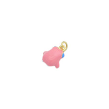 Load image into Gallery viewer, Pink Enamel Gold One eyed Monster Charm Pendant,Sku#LD710