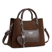 Load image into Gallery viewer, Women's Large Capacity Shoulder Bag – PU Leather Messenger Bag with Multiple Compartments