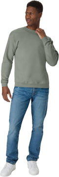 Hanes Men's Sweatshirt, EcoSmart Fleece Crewneck Sweatshirt, Big & Tall Available, 1 or 2-Pack