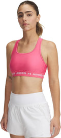 Under Armour Women's Crossback Mid Impact Sports Bra