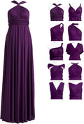 72styles Maxi Infinity Dress for Bridesmaids, Convertible Multi-Way Wrap