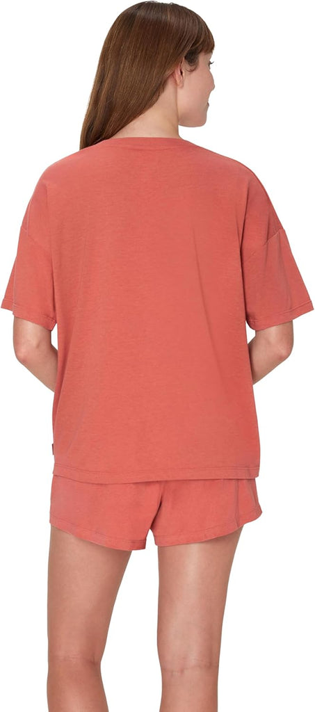 Hanes Women's Pajamas Set, Comfywear Pajamas for Women Set, Originals SupertSoft Loungewear, T-Shirt & Sleep Shorts
