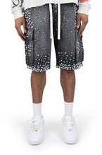 Load image into Gallery viewer, Rebel Denim Frosty Denim Jorts - Black Sand