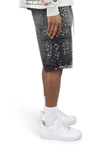 Load image into Gallery viewer, Rebel Denim Frosty Denim Jorts - Black Sand