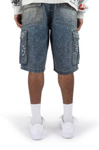 Load image into Gallery viewer, Rebel Denim Frosty Denim Jorts - Black Sand