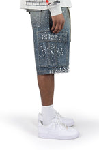 Load image into Gallery viewer, Rebel Denim Frosty Denim Jorts - Black Sand