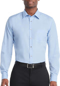Van Heusen Mens Dress Shirt Regular Fit Poplin Solid