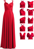 72styles Maxi Infinity Dress for Bridesmaids, Convertible Multi-Way Wrap