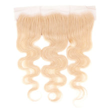 Load image into Gallery viewer, Blonde Body Wave 13x4 Transparent Lace Human Hair Frontal