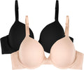 Fruit of the Loom Women’s Cotton T-Shirt Bra, Underwire, Multipack