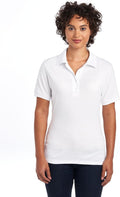 Jerzees Women's Dri Power Cotton Blend Short Sleeve Polo Shirts, Moisture Wicking for All Day Comfort