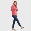 Hanes Women's Lightweight Full Zip Hoodie, Textured Cotton Zip Up, T-Shirt Hoodie