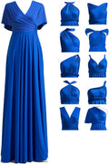 72styles Maxi Infinity Dress for Bridesmaids, Convertible Multi-Way Wrap
