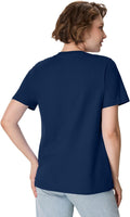 Hanes Women's Perfect-T Crewneck T-Shirt, Lightweight Cotton Short Sleeve Tee for Women