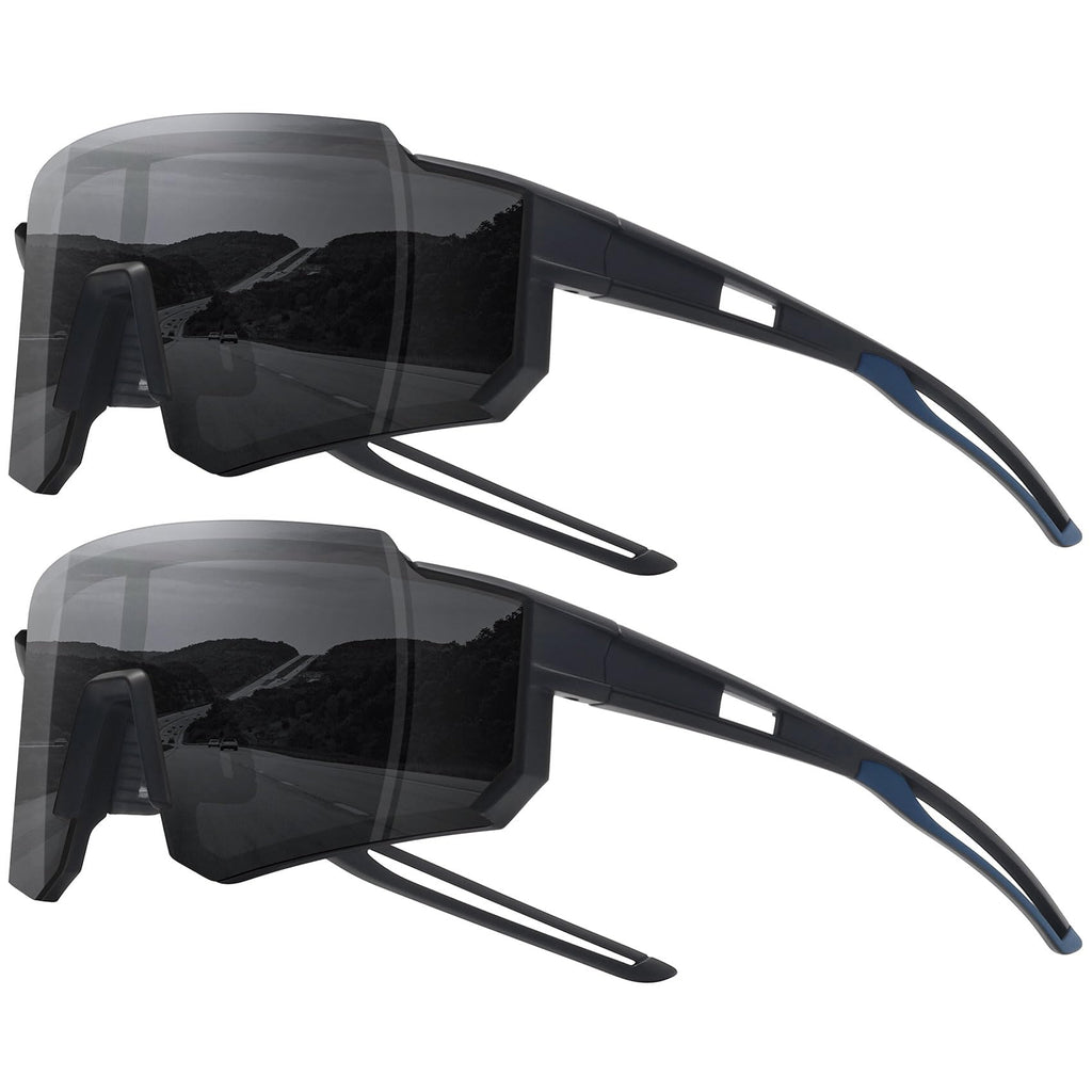 STORYCOAST Polarized Sports Sunglasses for Men Women,Driving Fishing Cycling Mountain Bike Sunglasses UV400 Protection