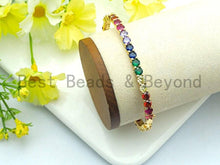 Load image into Gallery viewer, Large CZ Buckle Bracelet, Sku#X37