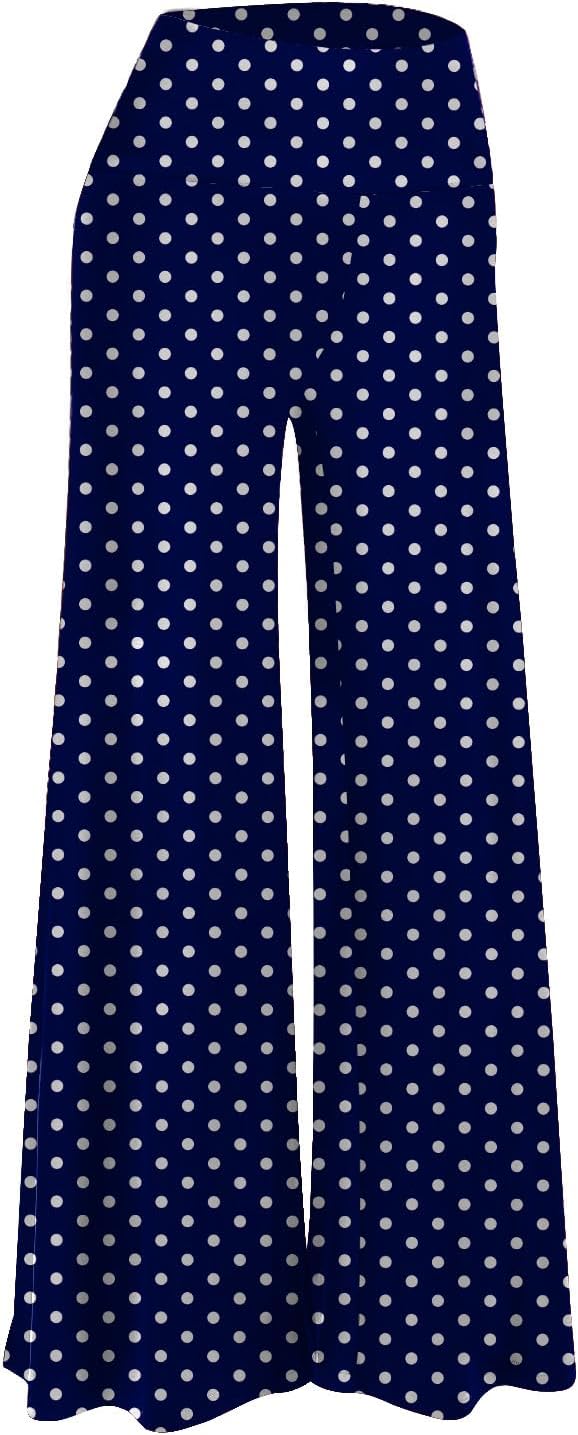 Arolina Palazzo Pants for Women Wide Leg Flowy Pants Casual Comfy High Waist Summer Pants