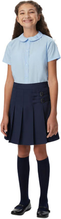 French Toast Girls Adjustable Waist Pleated-Front Two-tab Scooter