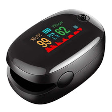 Load image into Gallery viewer, Finger Pulse Oximeter – Heart Rate &amp; SPO2 Monitor