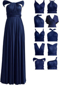 72styles Maxi Infinity Dress for Bridesmaids, Convertible Multi-Way Wrap