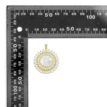 Load image into Gallery viewer, Beautiful CZ Mop Mother of Mary Pendant Charm, Sku#LX565